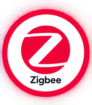 Connects via Zigbee
